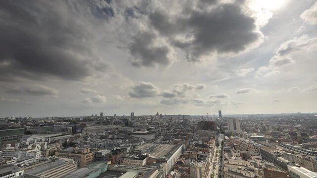 buildings in brussels skyline 