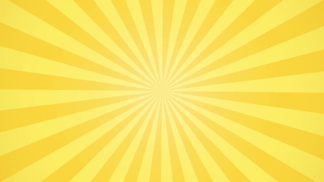 Yellow sunburst background with radial rays emanating from the center sun rays burst effect radial design sunburst pattern abstract rays