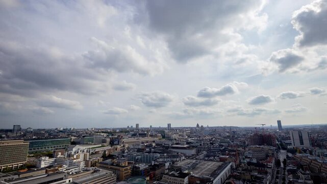 buildings in brussels skyline 
