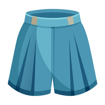 illustration of culottes isolated on white background  