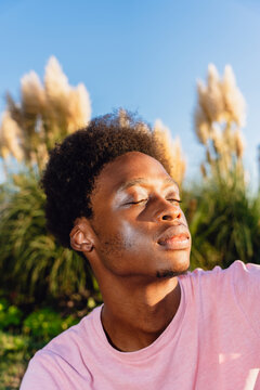 Enjoying Sunlight Outdoors
