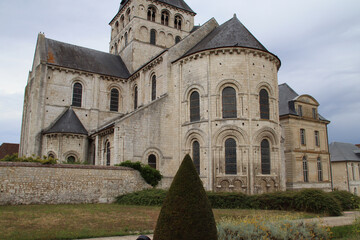 romanesque church at the saint-georges abbey in norandy in france  © frdric