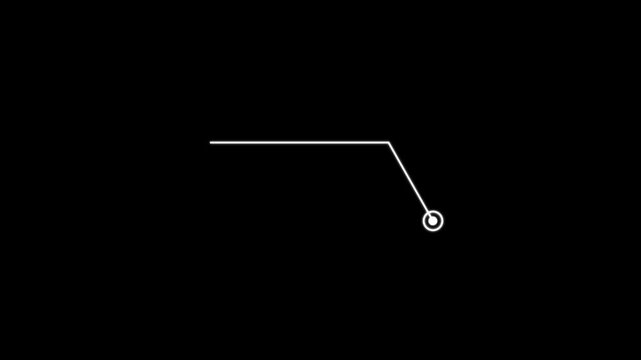 HUD call out elements pack animation on black background. Call Out on black background a cal lout for text Hitch style tech HUD element with successful text 4k