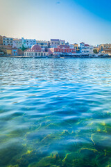 Fototapeta premium venetian habour of Chania, Crete, Greece