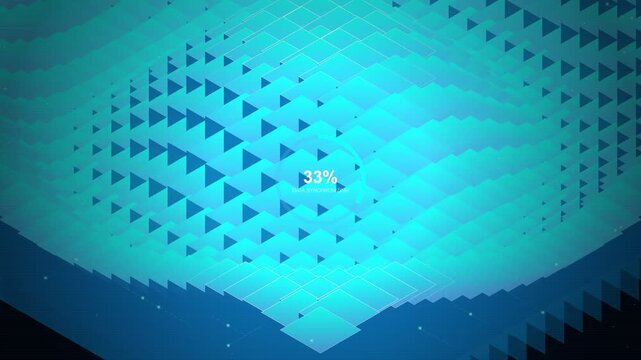 Isometric 3D Abstract Block Sequence Animation