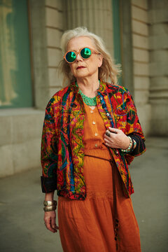 Stylish Senior Woman
