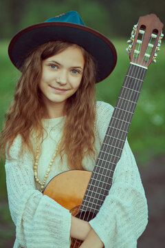 Artistic Guitar Portrait