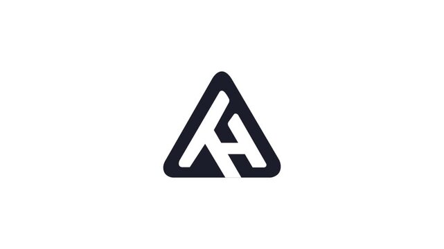 TH Letter Logo Animation &ndash; Elegant Monogram Logo Reveal with Modern Motion