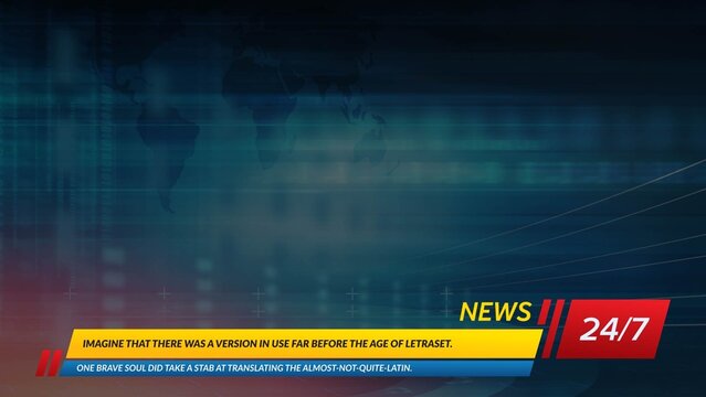 24/7 Breaking News Lower Third