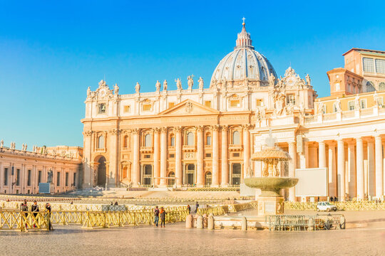 St. Peter's cathedral in Rome, Italy