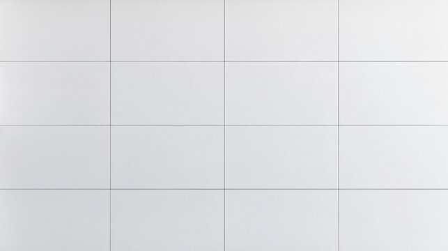 White Rectangular Ceramic Tile Wall Background Texture