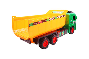 Toy Dump Truck for Children's Construction Play on transparent background png © Nofi