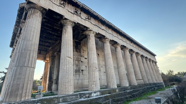 ruins of ancient greek temple