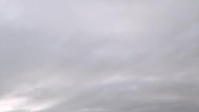 Overcast sky and gray clouds fill the frame in soft diffuse light. The frame also shows minimal framing, adding visible texture and spatial context to the scene.