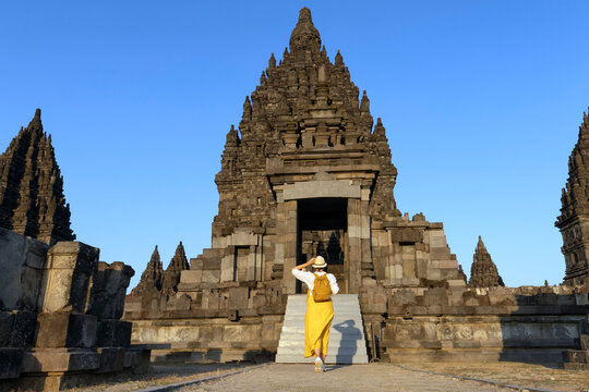 Prambanan is a Hindu temple in Yogyakarta, Java, Indonesia, dedicated to the Trimurti, the Creator, Brahma, Vishnu and Shiva. It is the largest Hindu temple in Indonesia.