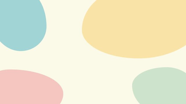 Abstract Background with Pastel Shapes for Creative Slides