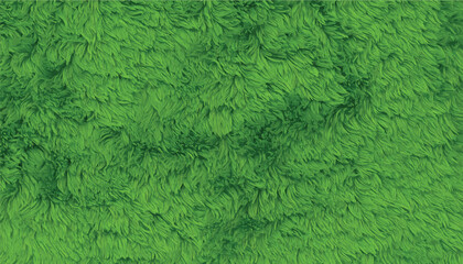 Bright lime green faux fur texture backdrop seamless vector illustration style plush shag carpet background, perfect as a soft grassy wool banner or fluffy fabric surface for your digital wallpapers. © Bediha Duru Öksüz