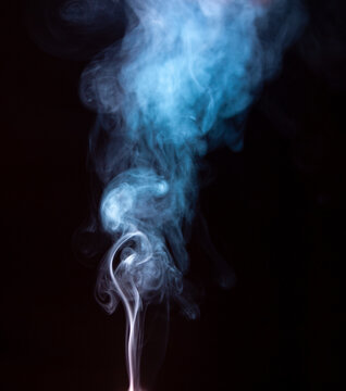 Blue and Purple Smoke Swirl
