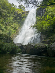 Cascadas y montañas en la comarca Panama © crist.cort