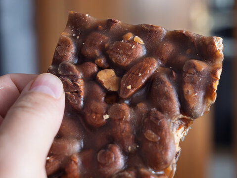 Homemade Nutty Caramel Candy Bar Recipe Delight
