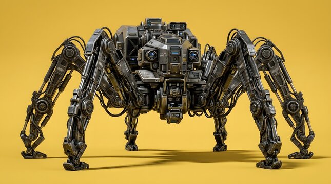 Industrial Mechanical Spider Machine Model