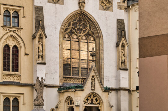 Part of St. Orsolya (Ursula) church in Sopron, Hungary