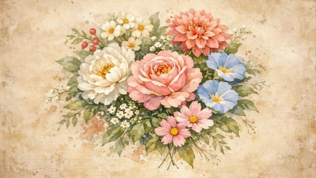Vibrant Floral Banner