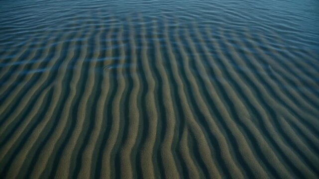 淵の底で砂紋が揺れる シームレスループ動画背景 16:9 4K