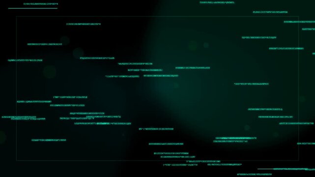 Futuristic Cyber Security HUD Interface Displaying System Breach Warning Message with Floating Digital Code and Data Logs for Hacking and Cyber Crime Concept Background