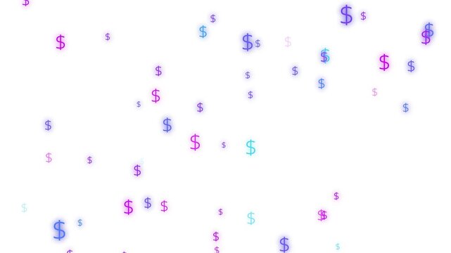 Dollar icon animated background