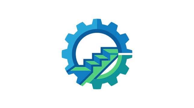 Gears Showing Growth And Progress Concept.