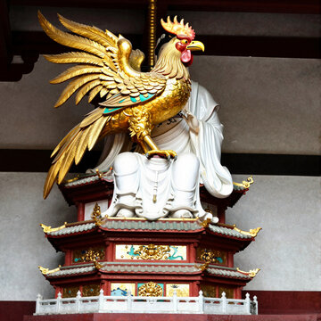 Chinese Buddhist pagoda guardian