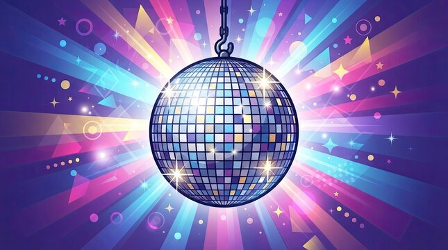 disco ball background