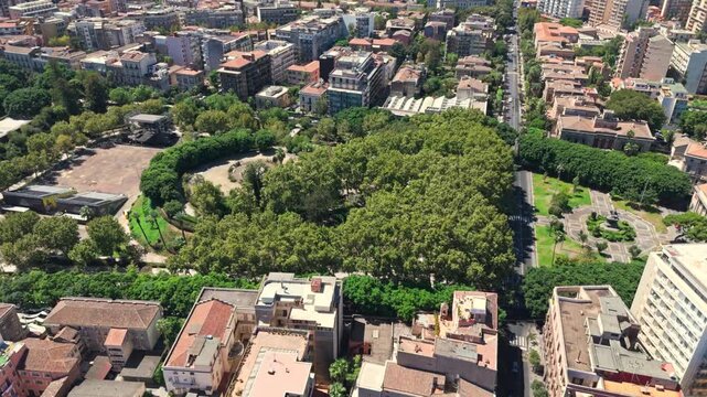 Villa Bellini (Giardino Bellini) is the main public park and primary green oasis in central Catania, Sicily, spanning over 70,000 square meters with shaded avenues, exotic flora, historic statues.