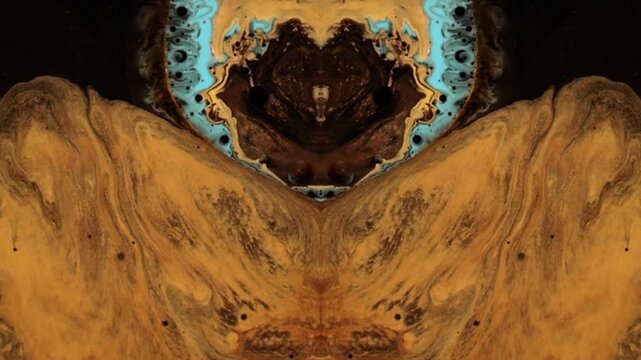 Mirroring dark liquid fluid transforming.