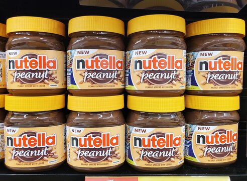 Wilmington, Delaware, U.S.A - Sept 25, 2026 - The new Nutella Peanut, a peanut-based cocoa spread offering a new flavor variation of the classic Nutella product.