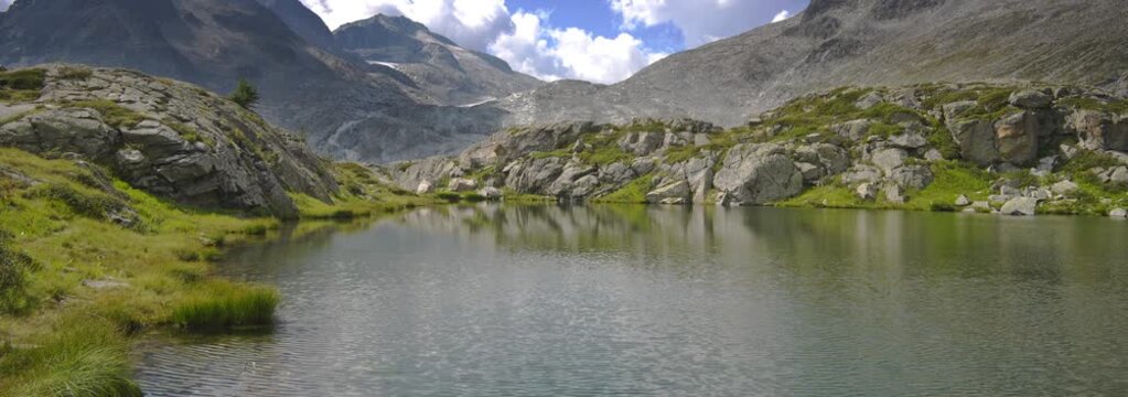 Anamorphic Lens - Fantastic landscape on the Dolomites of Mandrone