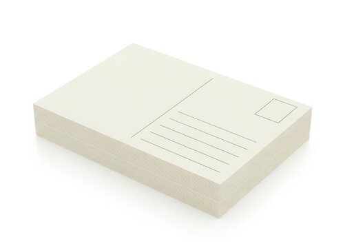 Plain beige envelope with address labels ready for mailing