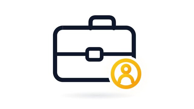 Icon of a briefcase and a person, representing career and employment opportunities