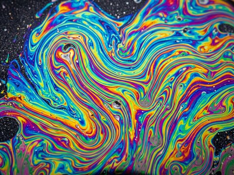 abstract colorful background with circles