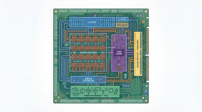 A detailed technical schematic diagram of a modern high performance computer processor