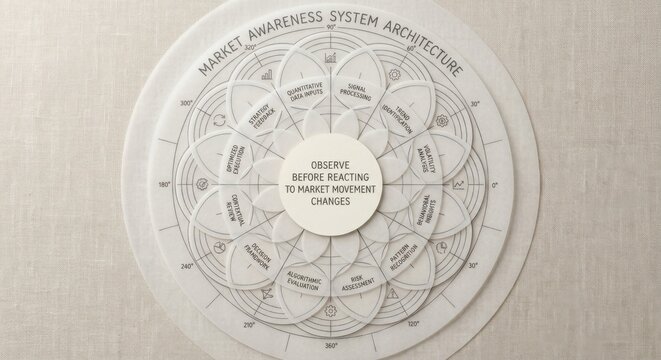 Market Awareness System Architecture Diagram with Circular Layers
