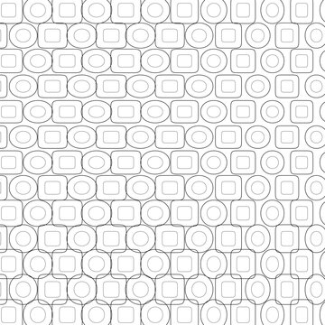 abstract grid vector tessellation hexagonal squircle exponent checkerboard pattern black white texture