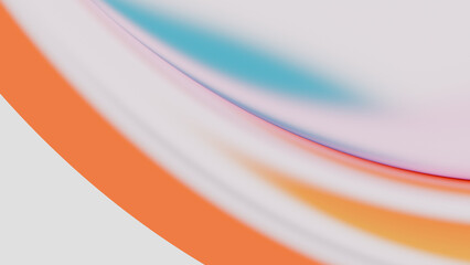 Obraz premium Abstract wave lines, bright colorful soft curves, modern background design