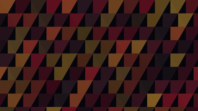 Abstract geometric triangle pattern animation background