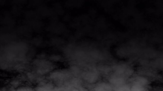 smoke overlay footage fog loop animation vfx video, realistic fog effect on Transparent Background 4K