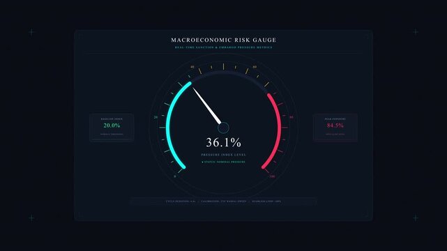 Gauge animation dashboard HUD speedometer technology interface display