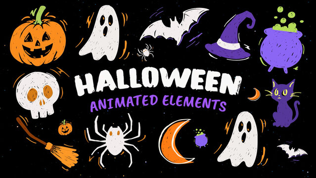 Halloween Animated Elements