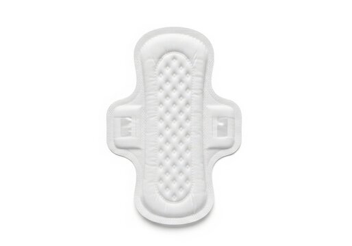 Sanitary pad with adhesive wings for period protection