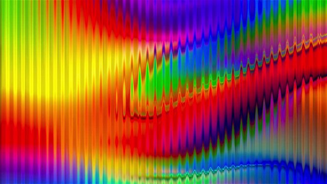 Vibrant abstract rainbow wave background, with dynamic vertical motion